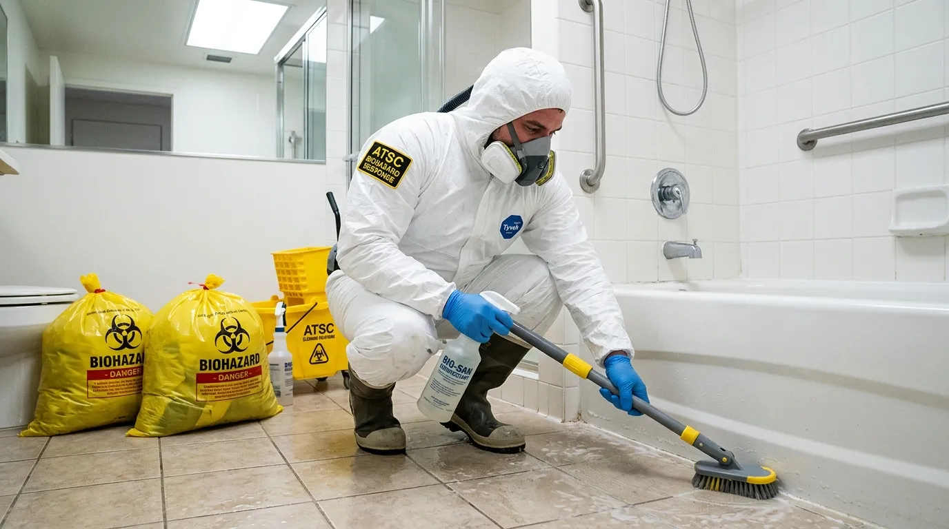 Decontamination equipment deployed for Blood Cleanup in Walnut Creek